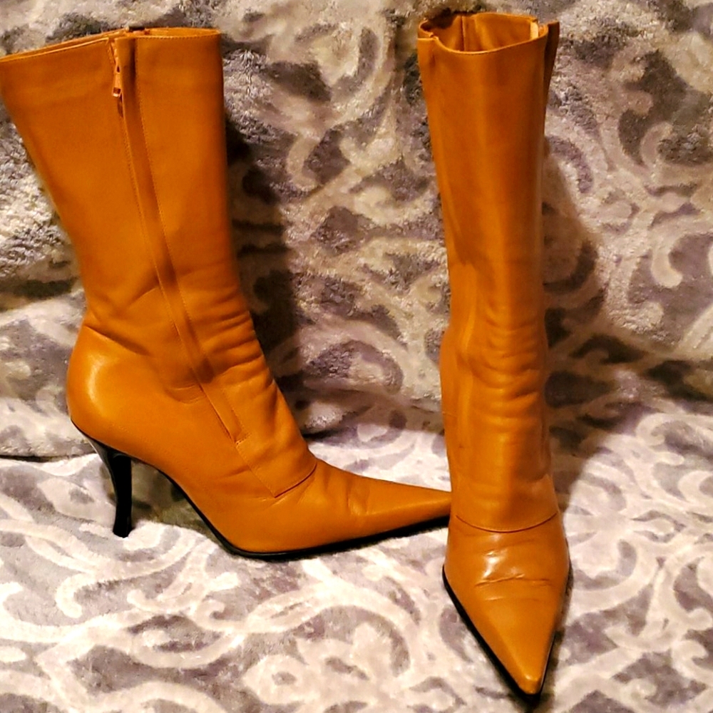 JM Paris Ankle Boots 2.5Hill Pointed Toe 38.5